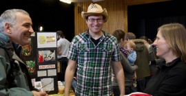 Farmer Jim participates in Ottawa’s annual Seedy Saturday event.