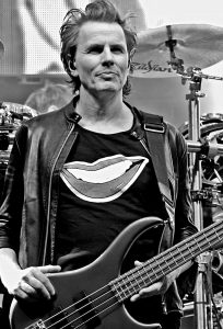 Bassist and founding member of Duran Duran, John Taylor. Photo by Terry Steeves.