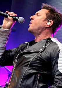 Duran Duran's Simon Le Bon.Photo by Terry Steeves.