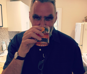 Stephen Flood drinking his winning Negroni. Photo by Quinn Taylor.