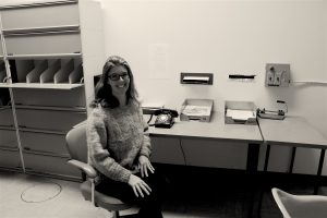 Pixie Cram at the Diefenbunker Museum. Photo courtesy of the artist.