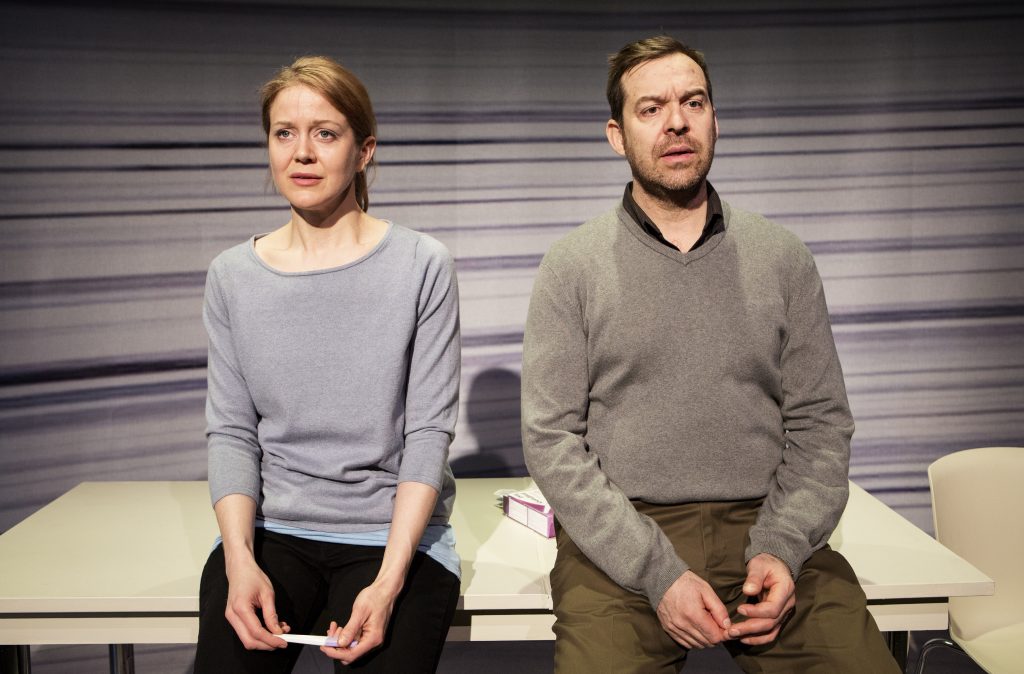 Amy Rutherford and Paul Braunstein in Infinity. Photo by Cylla von Tiedemann.