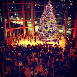 The National Gallery's tree, photo from their Facebook
