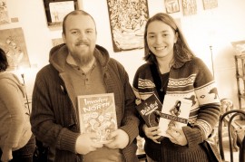 Bookmas particpants Conor and Ashley