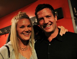 Owner of Pure Kitchen, Amber Stratton w/husband, restaurateur Dave Leith.