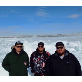 A Tribe Called Red in Iqaluit, Nunavut. Photo from the band's Facebook page.
