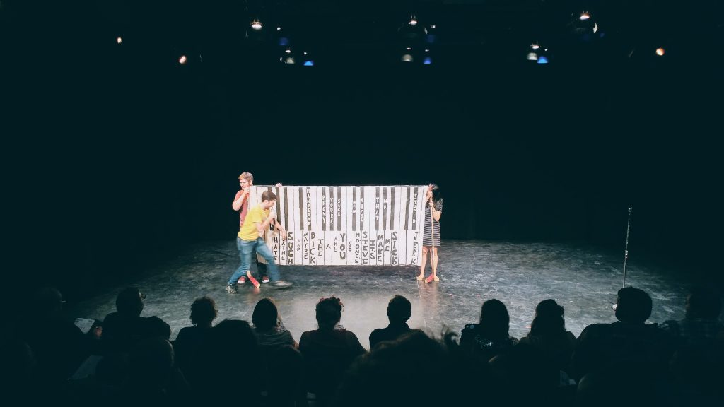Xave Ruth previews his new show, Music + Comedy + Math. Photo by Apt613.